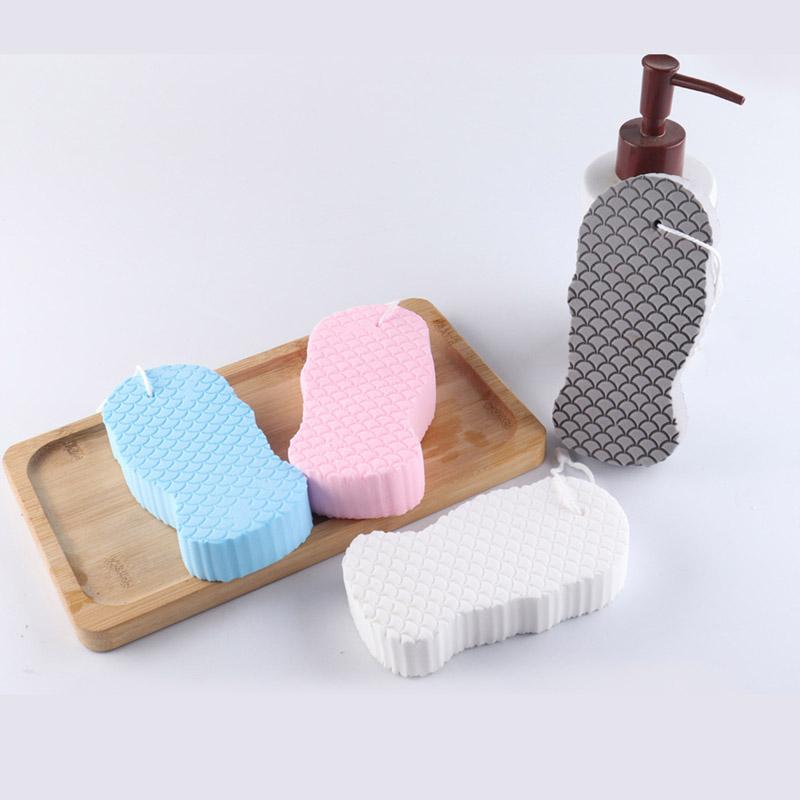 Soft Sponge Body Scrubber Bath Exfoliating Scrub Sponge Shower Brush Cleaner