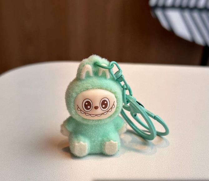 Новая сумка украшение брелки брелоки плюшевый Лабубу брелок подвеска, плюшевая тканевая фигурка украшение для сумки брелки брелоки