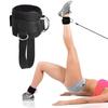 1 Pair Sports Ankle Strap with T-Lock Adapter Comfortable Padded Ankle Cuff Taekwondo Leg Strength Training Sports Protective Gear Gym Accessories