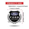 For Ford Focus jj40 Mondeo Kuga RANGER F150 Fiesta Escort Mustang Explorer Excape Edge Taurus 3D Car Emblem Side Badge Sticker Decal