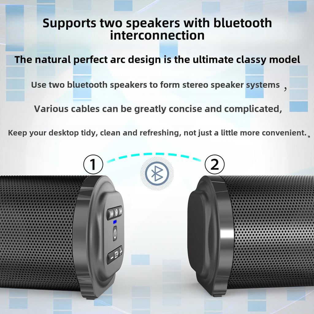 BS-10 Sound Blaster Desktop Audio Home TV Беспроводной Bluetooth-динамик, наружное аудио Bluetooth