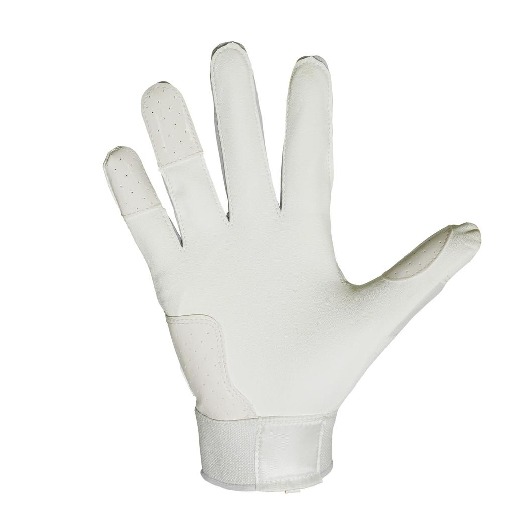 CUTTERS Prime Hero Solid Batting Size White 3.0 Gloves, B353S, Ambidextrous, Baseball/Softball, M,