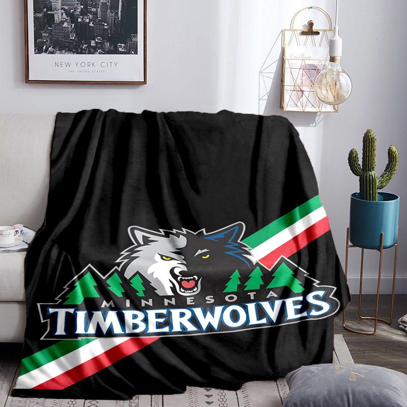Timberwolves Logo Blanket Lightweight Flannel Bedding Blanket Perfect for Travel, Camping, Living Rooms, Offices, Sofas, Fan Christmas gift