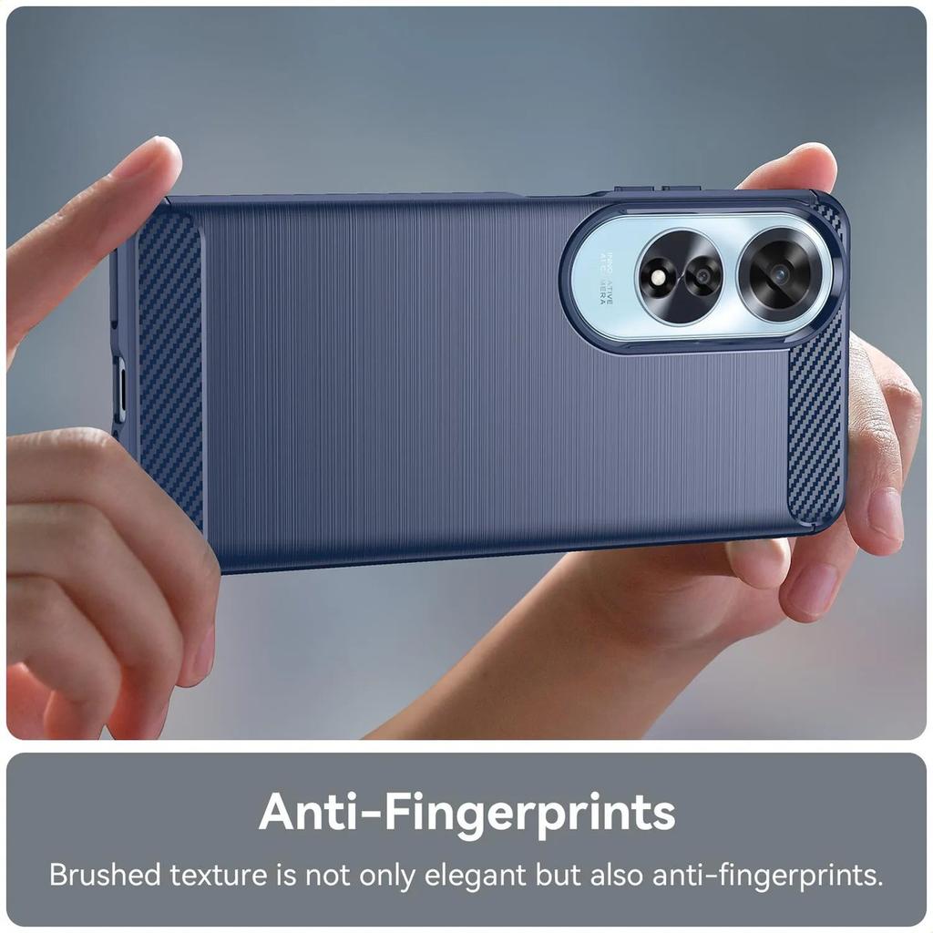 Phone Case For Oppo A60 ,flexible Tpu Fiber Protective Cover For Oppo A60