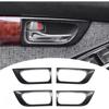 Панель дверной ручки из нержавеющей стали для Lexus GX470 GX 470 2003-2009 2008 2007 2006 2005 2004 Toyota LC120 Аксессуары для отделки интерьера (волокно
