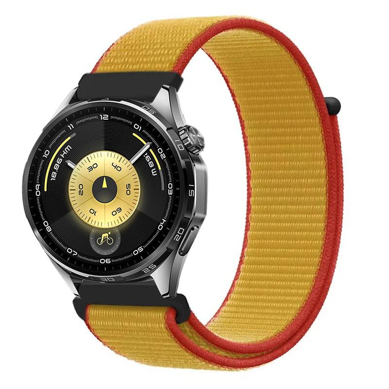 22 мм 20 мм Нейлоновый ремешок для Huawei Watch 5 4 GT6 GT6 Pro GT5-4-3 46 мм Браслет в стиле флага Amazfit Bip 6 Active 2 Balance 2 Correa