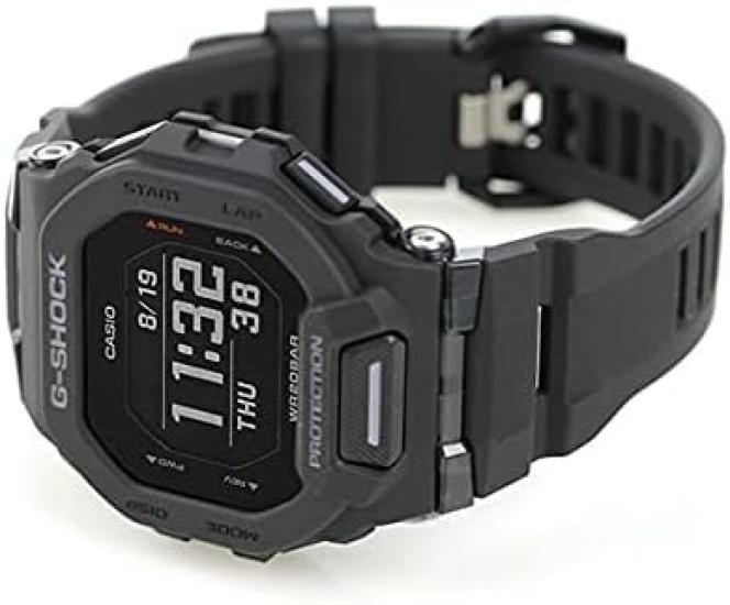 Casio Часы G-SHOCK G-SQUAD с функцией Mobile Link GBD-200-1 Мужские Черные (Международная модель)