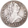 Испания, Карл III, 1776, антикварный, креативный, серебряные монеты, двойные столбы, ретро стиль, европейский и американский, аксессуары, маленькие подарки