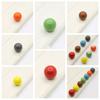 Simple Single Hole Colorful Ceramic Knob Pull Handles Round Door Knob Bottle Cap Candy Color Drawer Knobs Furniture