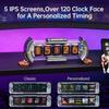 8-битная пиксельная игра Times Gate с ретро неоновыми часами, управление через смарт-приложение, 128x128 IPS экран, идеальный декор для домашнего рабочего стола