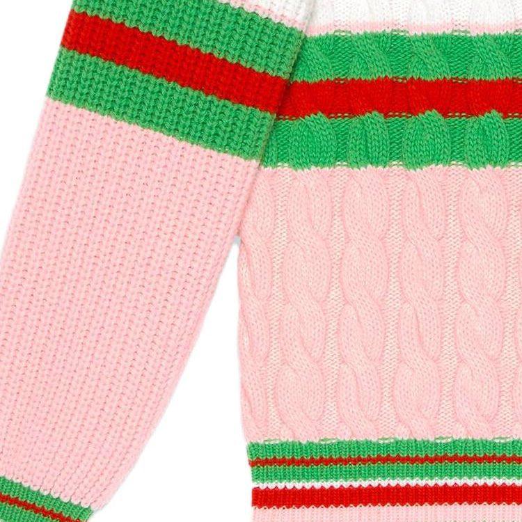 GUCCI x Adidas Originals Cashmere Sweater Women's Multicolor 717722-XKCQ3-5429
