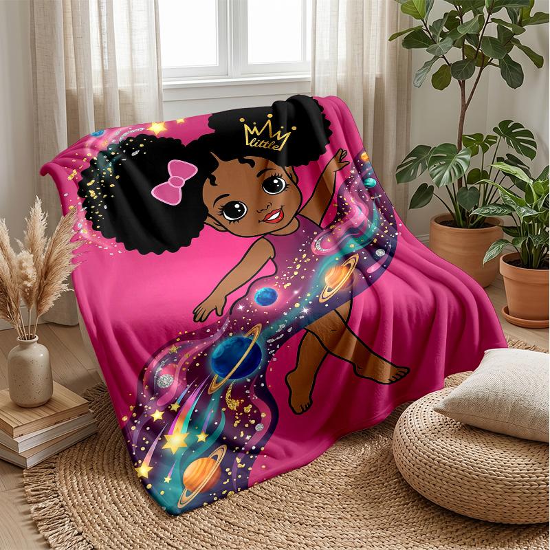 Space Dinosaur Dreams Theme blanket Lightweight Warm Flannel Blanket Decorative Throw Blanket for Home Decoration