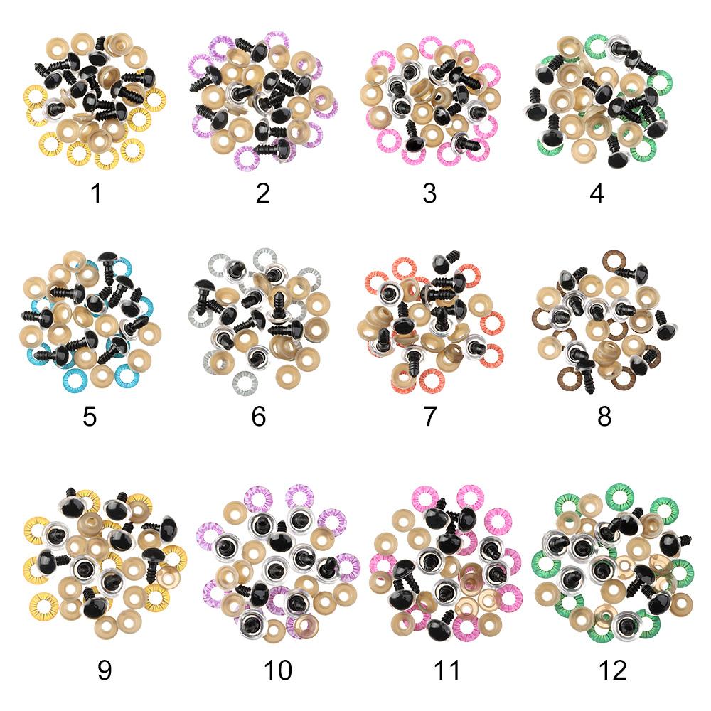 Запчасти для мягких игрушек, пластиковые аксессуары для медведей, животных, куклы, инструменты для самостоятельного изготовления, кукольный хрустальный глаз, глаза, ремесла