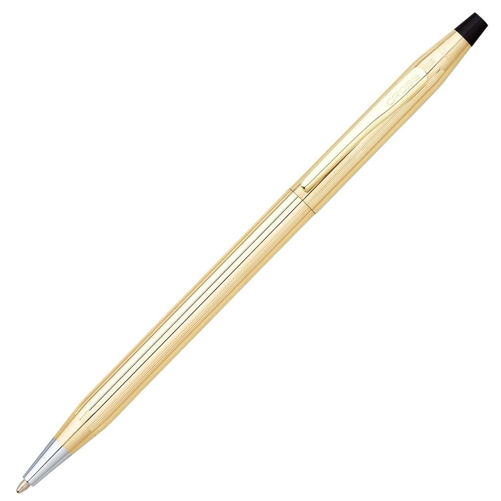 Cross Шариковая ручка Classic Century 4502 с золотым покрытием 10 карат (Чернила на масляной основе),
