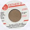 7-дюймовая пластинка GREGORY ISAACS & GARY LAWRENCE - Black A Kill Black FAT029 Отец G Ямайский Регги, Ска и Даб Б/У