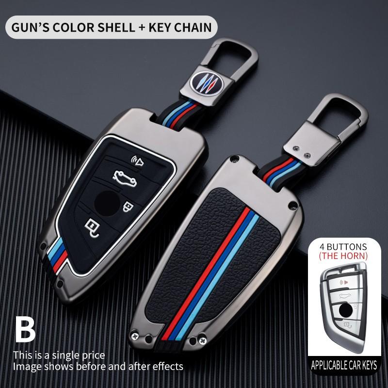 Car Key Case Cover Key Bag For Bmw F20 G20 G30 X1 X3 X4 X5 G05 X6 F15Accessories Car-Styling Holder Shell Keychain Protection