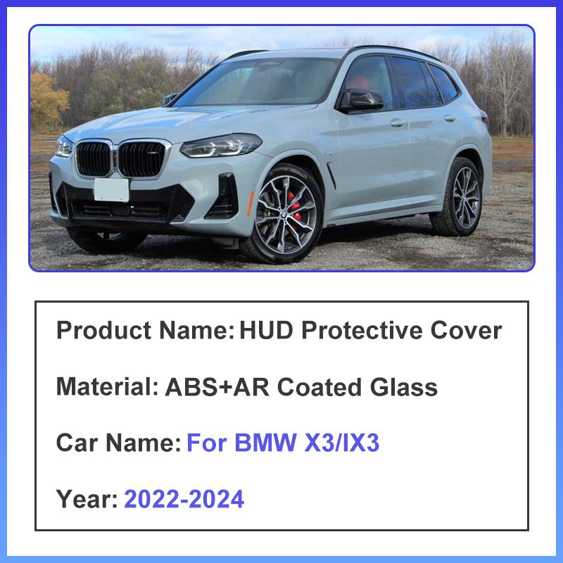 For BMW X3 IX3 G01 2024 HUD Head Up Display Protective Cover Reflective Projection Screen Interior Part Accessories