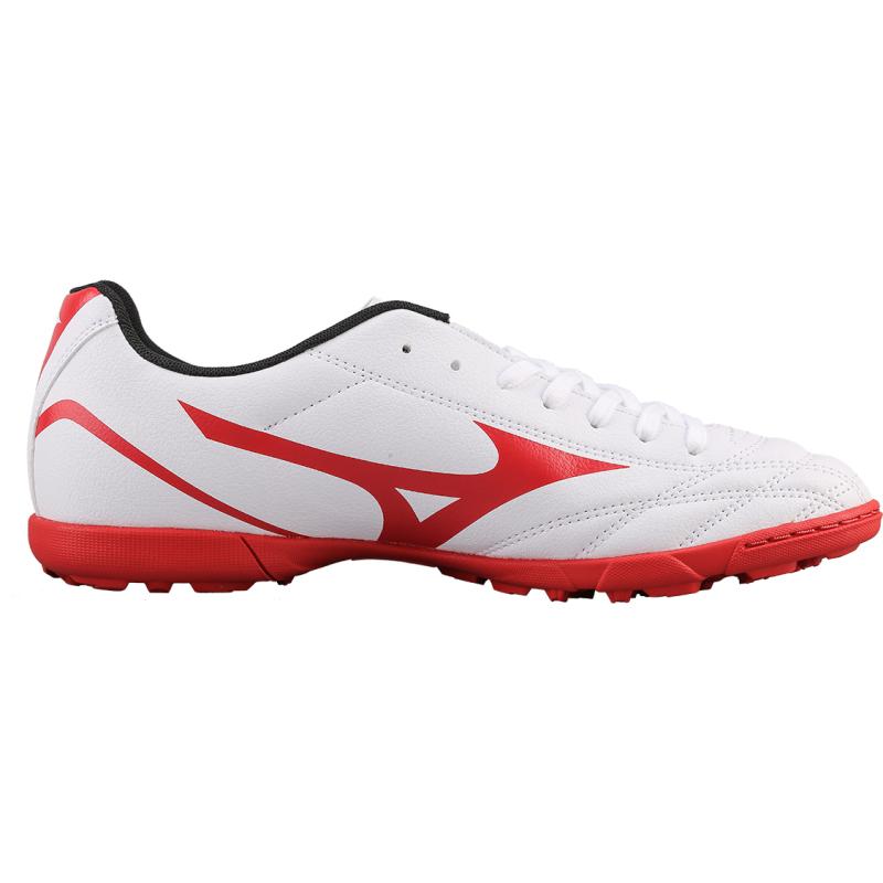 Mizuno TF Rubber Broken Studs Non-slip Lightweight Soccer Shoes Men's White Red Sneakers P1GD189262
