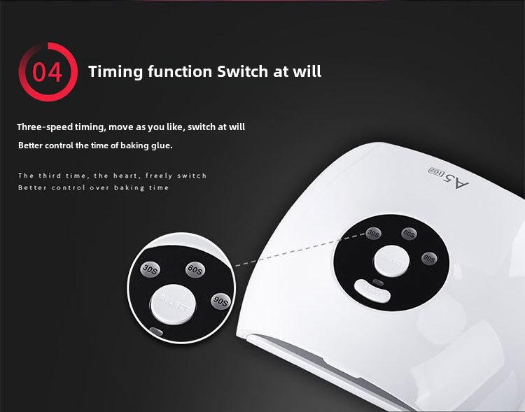 УФ-лампа для ногтей Quick-Dry SUN мощностью 48 Вт — без затемнения рук