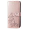 Leather Wallet Flip Case for Huawei Nova 15 14 13 12 12S 11 9 Ultra Pro SE Y72 Y63 Y73 9 Embossed Clover Floral Design
