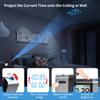 Smart Projection Alarm Clock with Large Screen Rechargeable Temperature Date Display 3-Level Dimming Bedroom Bedside Clock2