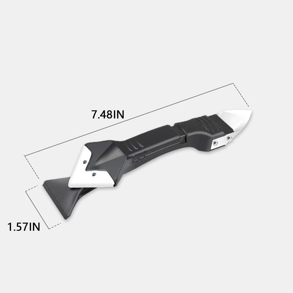 Multi-Functional Glass Glue Scraper Sealant Rubber Remover Beauty Seam Corner Burr Trimming Hand Tools Kit Set Accessories