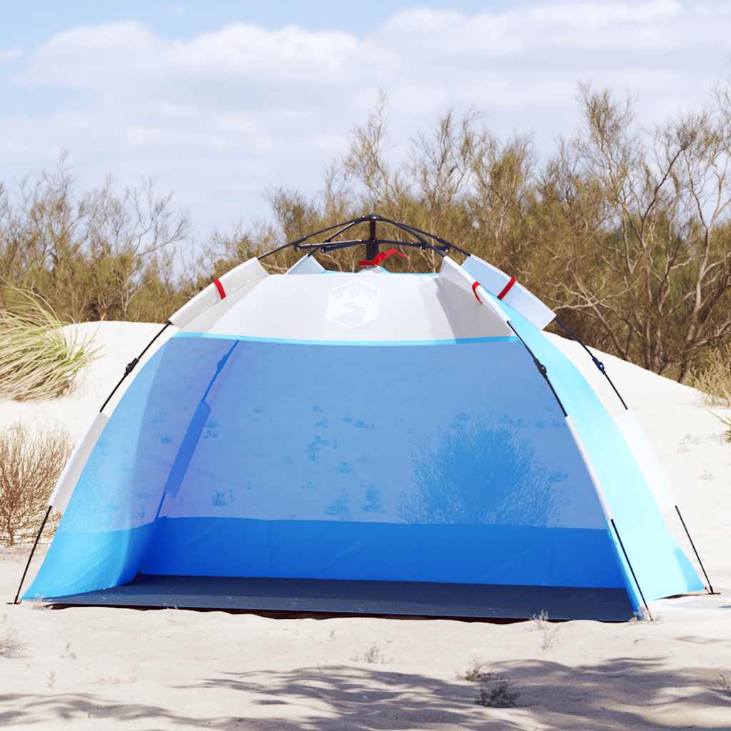 Beach Tent for 2 Persons Azure Blue Quick Release Waterproof