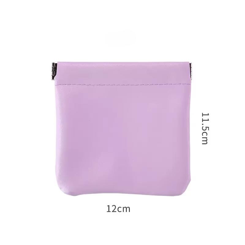 PU Leather Coin Money Change Purse Men Women Mini Coin Purse Card Holder Money Bag Small Coin Storage Wallet Purse