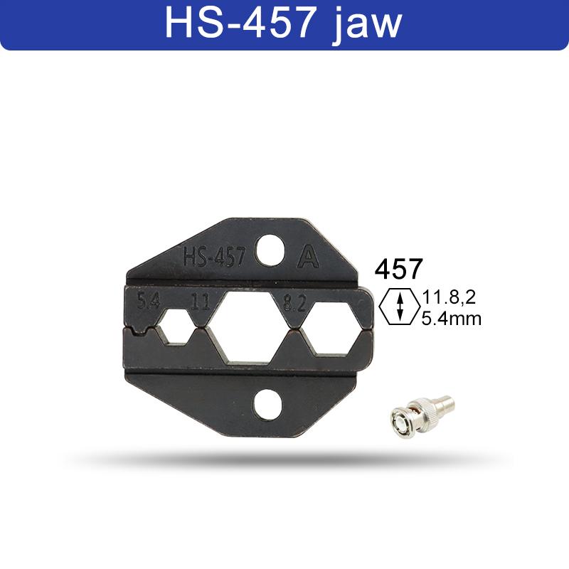 1 шт. HS обжимные клещи, плоскогубцы, штампы, вилка, изоляция трубки, неизолированный флаг, клеммы для коаксиального кабеля, сменные обжимные YEFYM