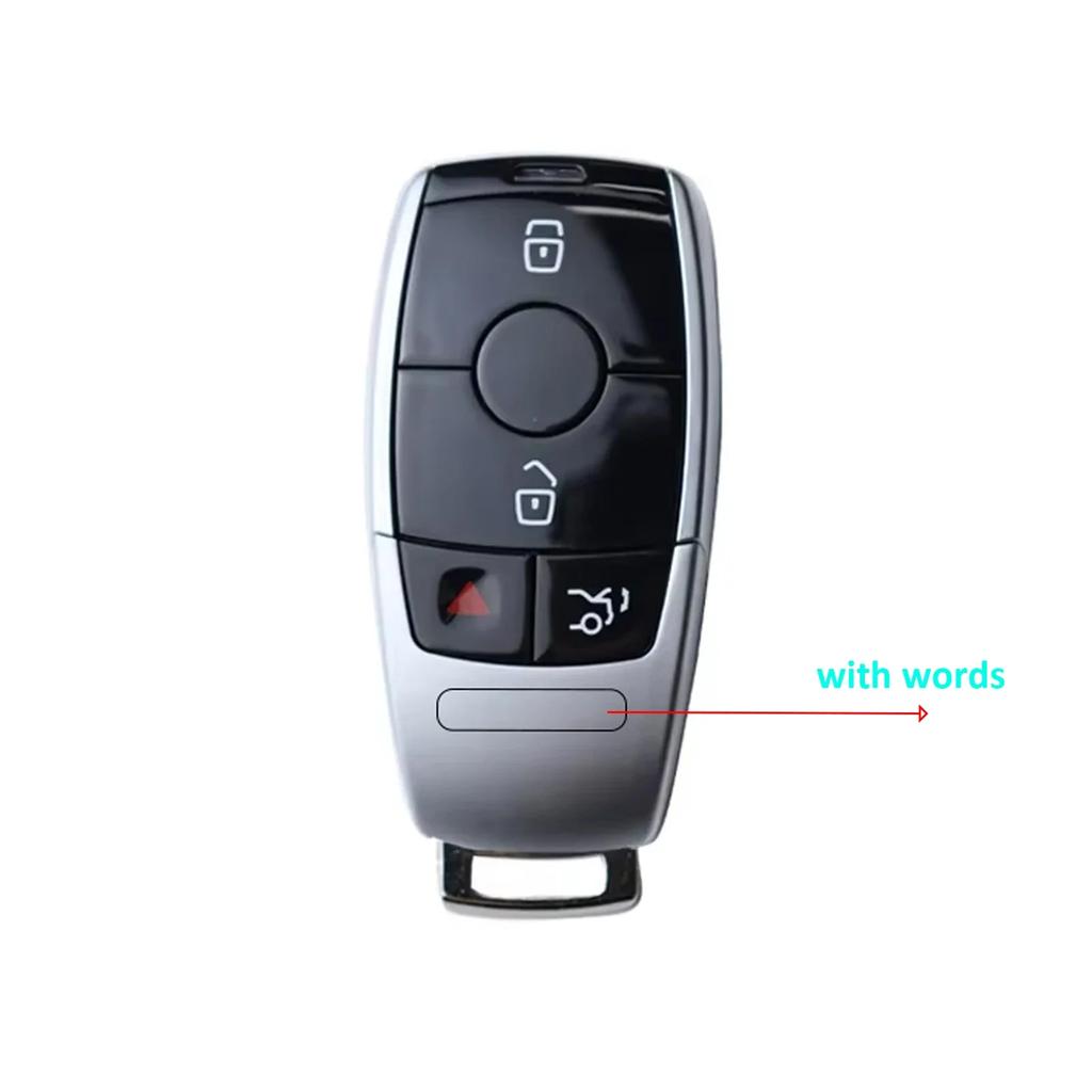 3 4 Bottons Car Key Fob Case Shell Housing for Mercedes Benz A C E S G Class GLC CLE CLA GLB GLS W177 W205 W213 W222 X167 AMG