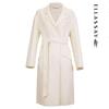 ELLASSAY Women's Autumn/Winter Merino Wool Mid-length Coat