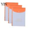 Card Organizer Pouch 11 Hole Expanding File Pockets, Reusable PP Document Sleeves, Transparent Student Project Waterproof Bag for Home Office