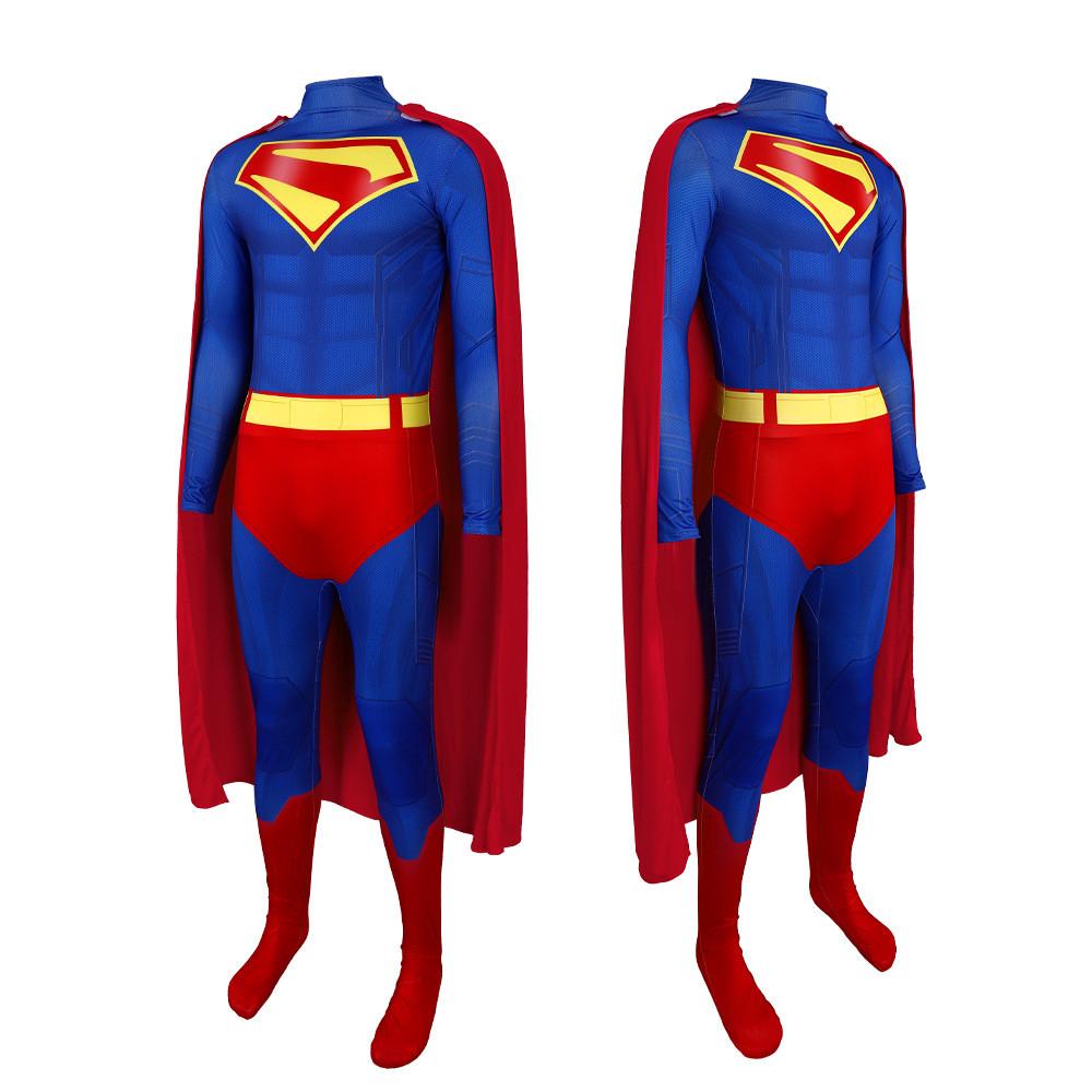 Superman Cosplay Costume With Polyester Material For Cosplay Events And Themed Parties