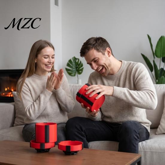 White Elephant Gift Ideas Annoying Nested Screw Box, 10-Layer Prank Puzzle Box for Cash, Christmas Interactive Surprising Reusable Lock Challenge