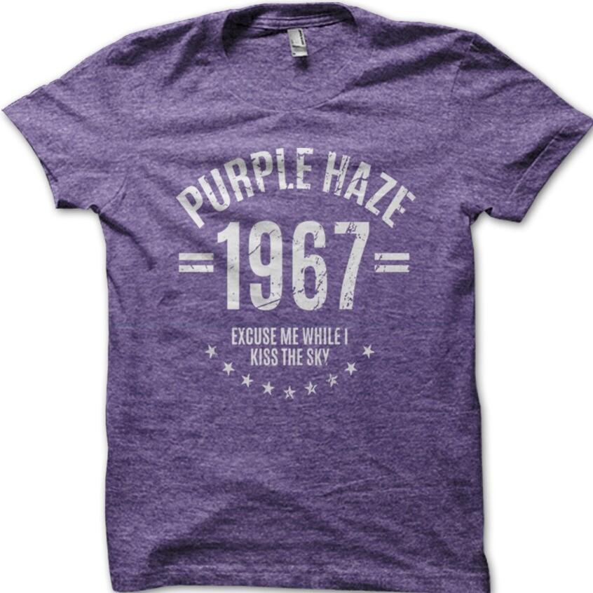 Хлопковая футболка 9030, вдохновленная Purple Haze Джими Хендрикса 1967 года