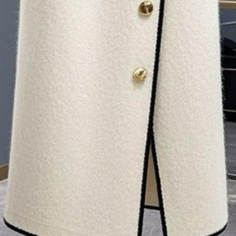 Spring Autumn Women Skirts Fashion Mujer A Line Elegant Simple Sweet Long Skirt