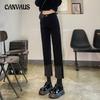Женские джинсы Весна и осень Прямые джинсы с высокой талией Черные брюки Джинсы из денима