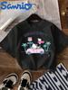 2026 Sanrio New Trendy Loosefitting Women Cute Made of Breathable and Comfortable summer Womens Tshirt loose fit
