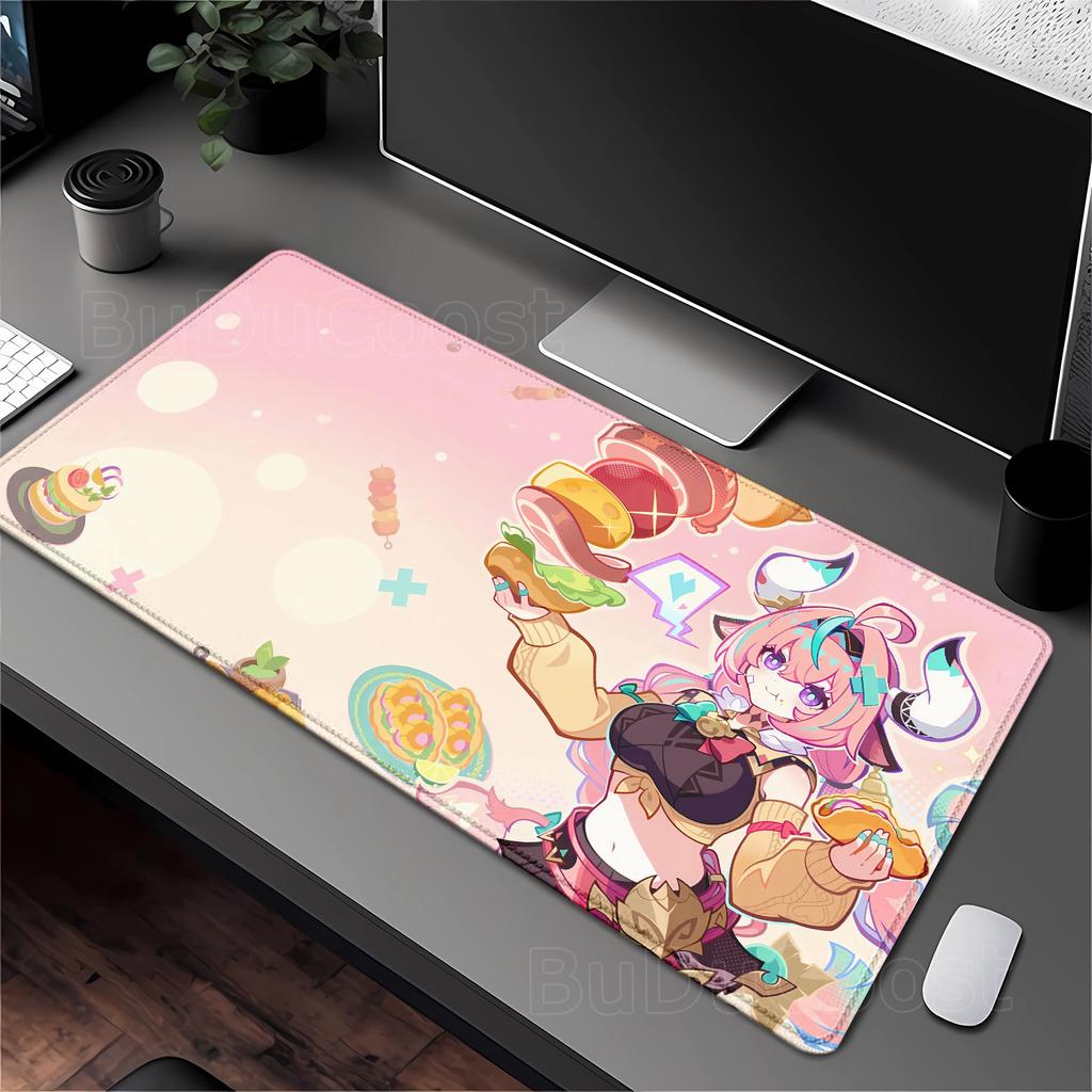 Game Genshin Impact Varesa HD Mouse Pad Big Gaming Large Computer offices accessories teclado DeskMat LockEdge Keyboard Mousepad