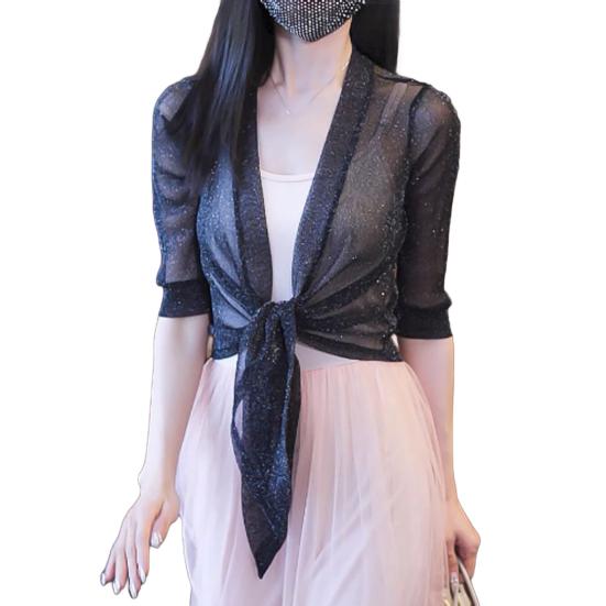 Женская рубашка с солнцезащитным кремом, длинный рукав, однотонный свободный кардиган с солнцезащитным кремом и шнуровкой, дышащее тонкое пальто