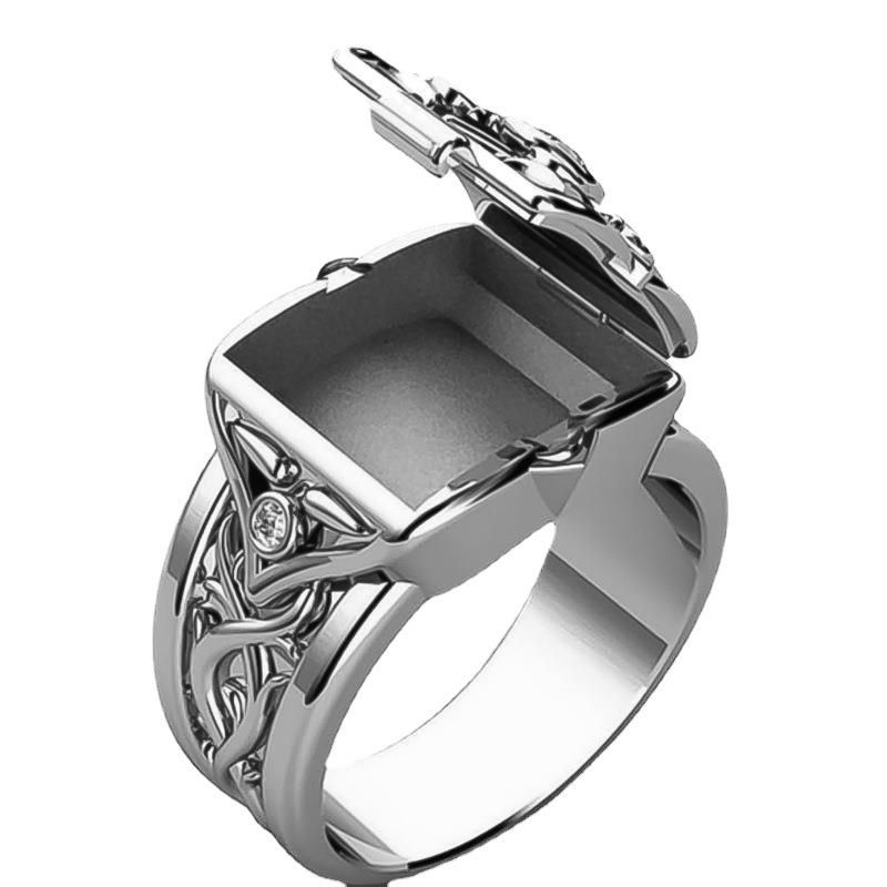 Вэй Я популярен мужскими кольцами с открывающимися крышками