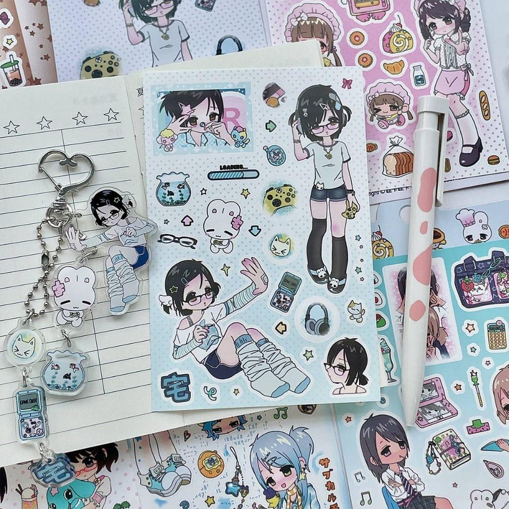 Cute Deco Stationery Stickers Kawaii Phone Craft Stickers New Scrapbooking Stickers