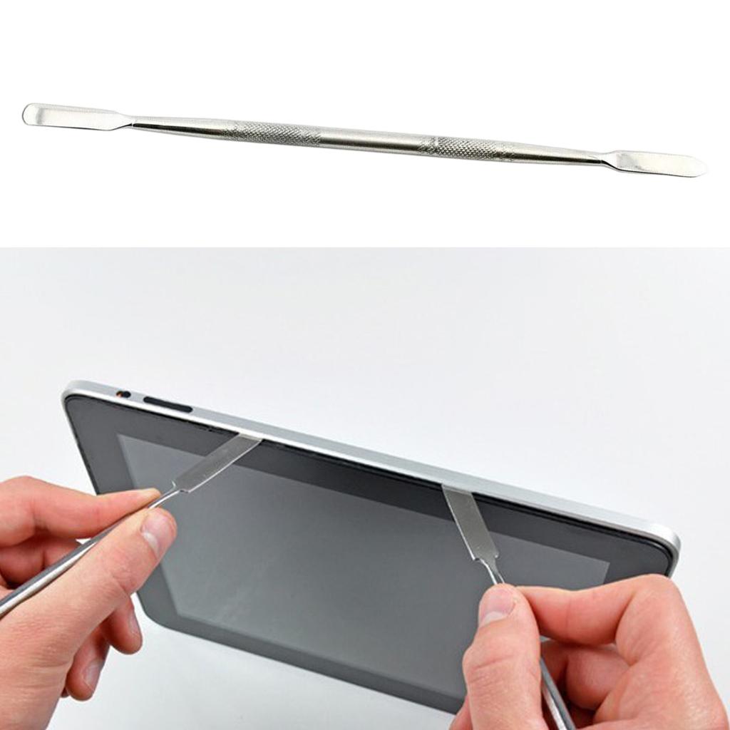 Steel Pry Bar Tool with Anti Slip Handle Durable Anti Rust Metal Pry Bar Upgrades for Electronics Repair & Maintenance