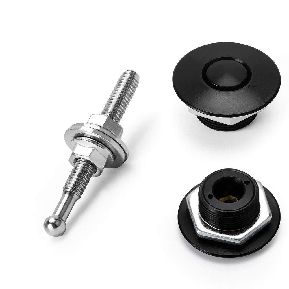 1 шт., защелка, передний бампер, штифт на капоте, алюминиевый замок на капоте двигателя, универсальная кнопка