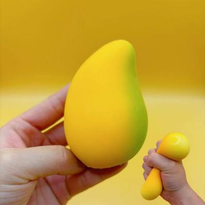 Игрушка для снятия стресса Сквиши Ха Манго Сквиши Мяч Супер Медленный Отскок Декомпрессия Фиджет Масляная Игрушка Снятие Тревоги