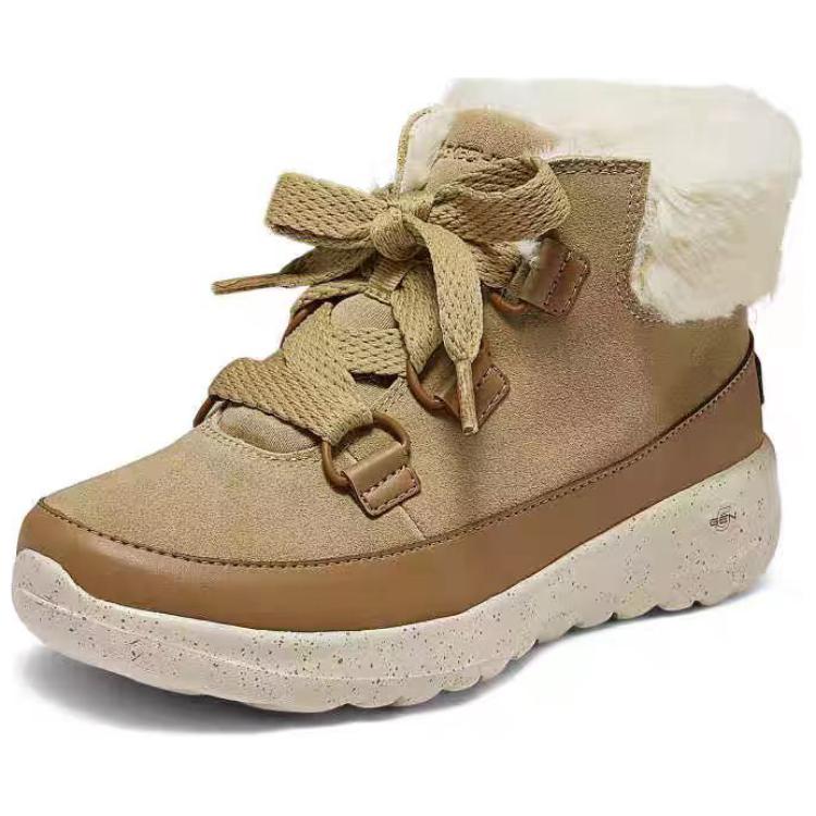 Skechers Удобные универсальные короткие ботинки для ношения в дороге Женские ботинки Коричневые 144335-CSNT