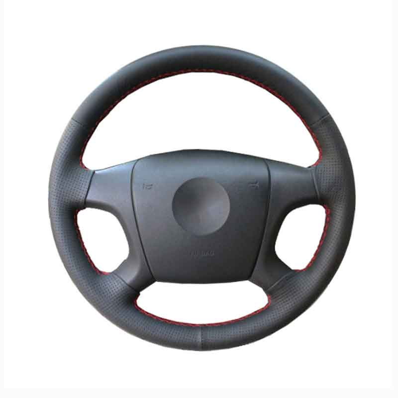 Чехол на руль автомобиля своими руками для старой Skoda Octavia 2005-2009 Fabia 2005-2010, кожаная оплетка для руля