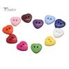 100Pcs Love Heart Shape Buttons DIY Mixed Color Scrapbooking Sewing Accessory