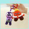 Keychain Inside Out Cute Cartoon Girl Schoolbag Decorated Plush Pendant Doll