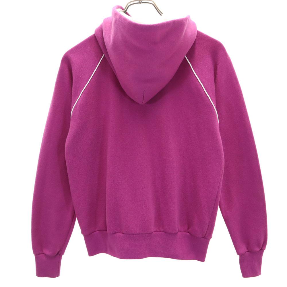 Adidas 90-х годов Сделано в США Принт старого логотипа Трилистник Толстовки с длинным рукавом на половину пуговиц Женские Б/У